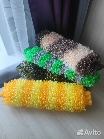 Мочалка ручной работы