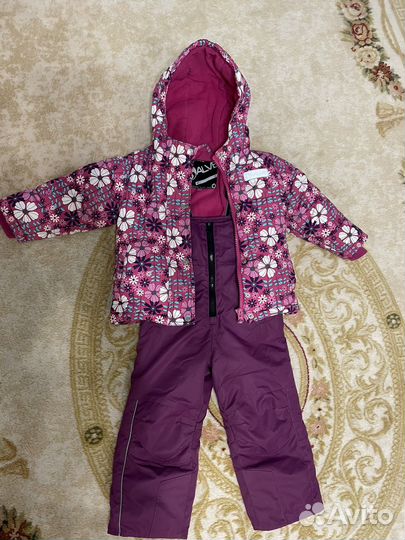 Зимняя куртка и комбинезон для девочки 98 Salve