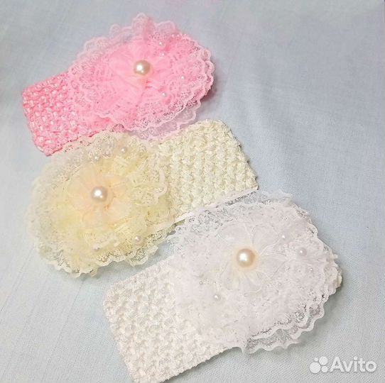 Повязочки на голову для малышек