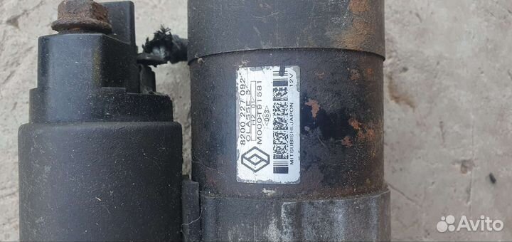 Стартер renault 8200 227 092
