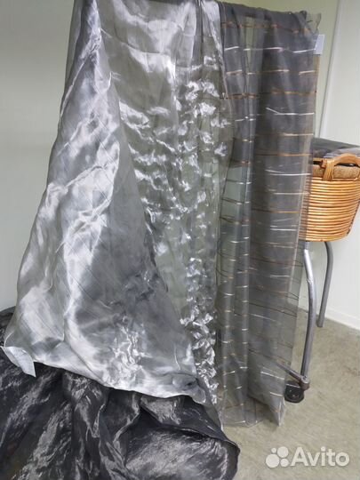 Тюль органза с эффектом памяти Италия