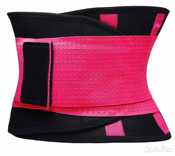 Фитнес пояс для похудения CleverCare, фуксия, разм