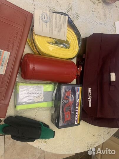 Набор автомобилиста Автокураж с огнетушителем