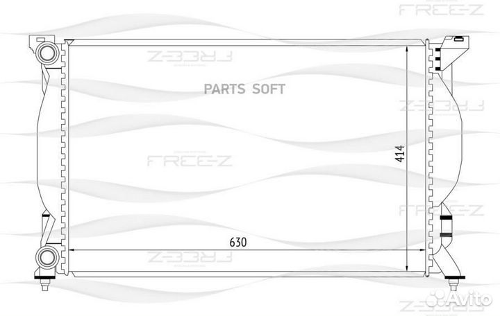 Free-Z KK0104 Радиатор