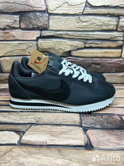 Кроссовки nike cortez grey black 41 нейлон