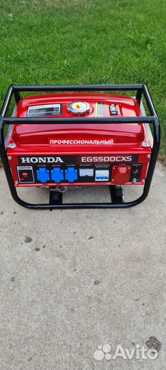 Бензиновый генератор honda eg5500cxs