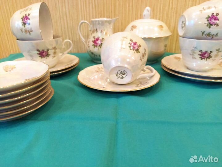 Сервиз чайный kahla фарфор гдр из СССР (19 предм)