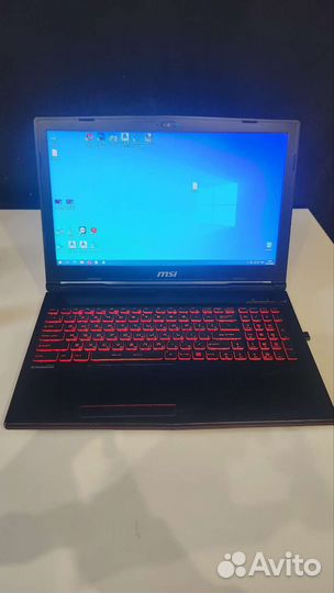 Игровой ноутбук msi GL63