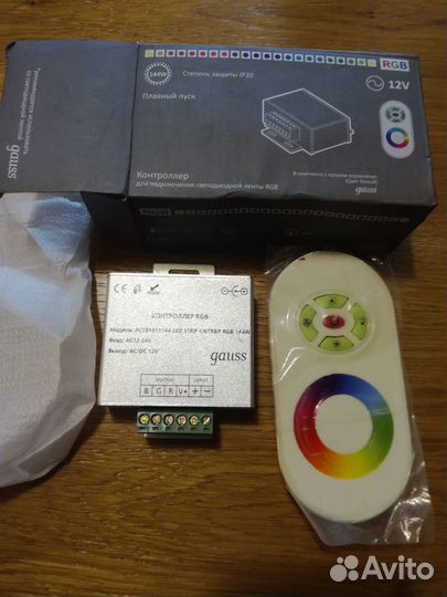 Rgb контроллер Gauss 12/24В 144 Вт