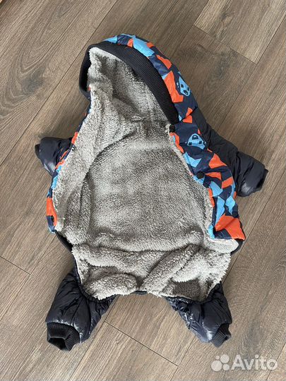 Зимний теплый костюм для собаки