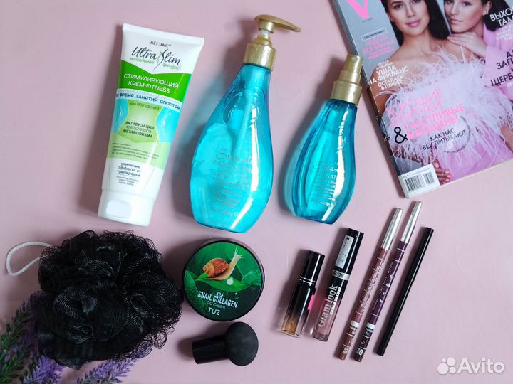 Набор косметики Косметика пакетом Духи Крем Помада