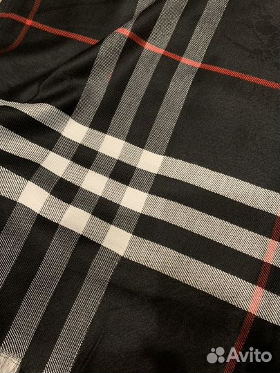 Шарф мужской кашемир Burberry черный