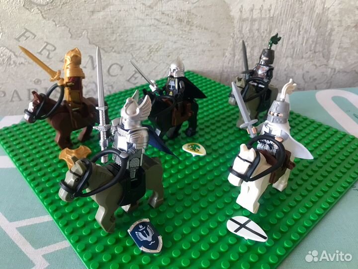 Рыцари и лошади к lego
