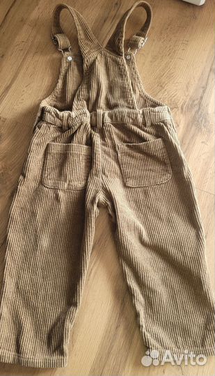 Штаны комбинезон вельветовый 86 92