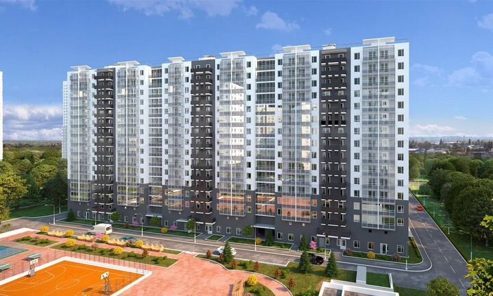 2-к. квартира, 43,3 м², 5/16 эт.