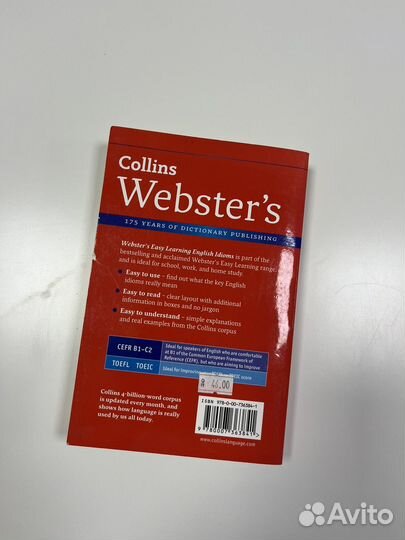 Easy learning English idioms Collins Webster's