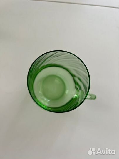 Стаканы кружки СССР цветное стекло зеленые
