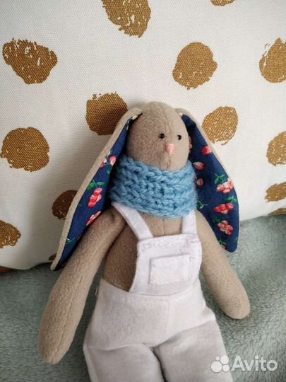 Заяц кролик тильда мягкая интерьерная игрушка