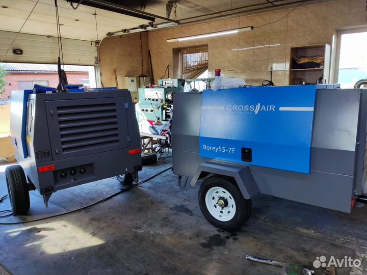 Дизельный винтовой компрессор crossair 7 бар