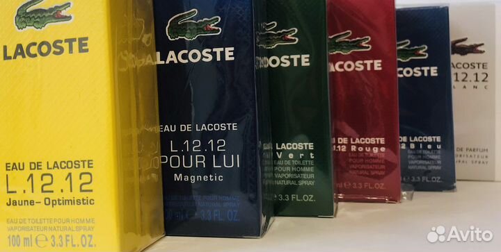 Lacoste туалетная вода 100 ml