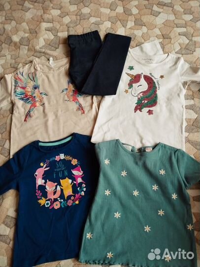 Вещи для девочки пакетом 98