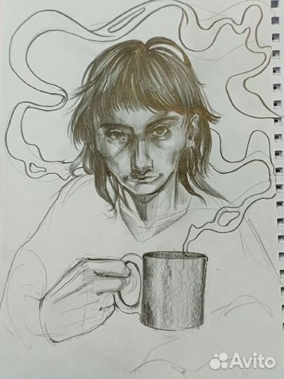 Рисунки на заказ, работы в школу, скетчи, диджитал