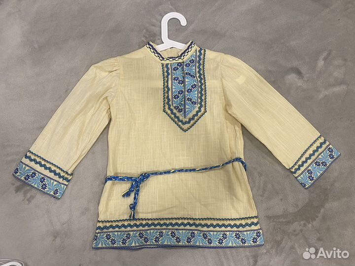 Рубаха косоворотка народная карнавальная детская