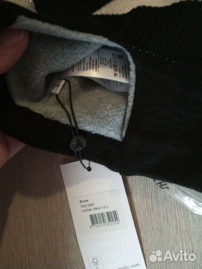 Molo snow black 1-2 шлем зимний моло 21/22