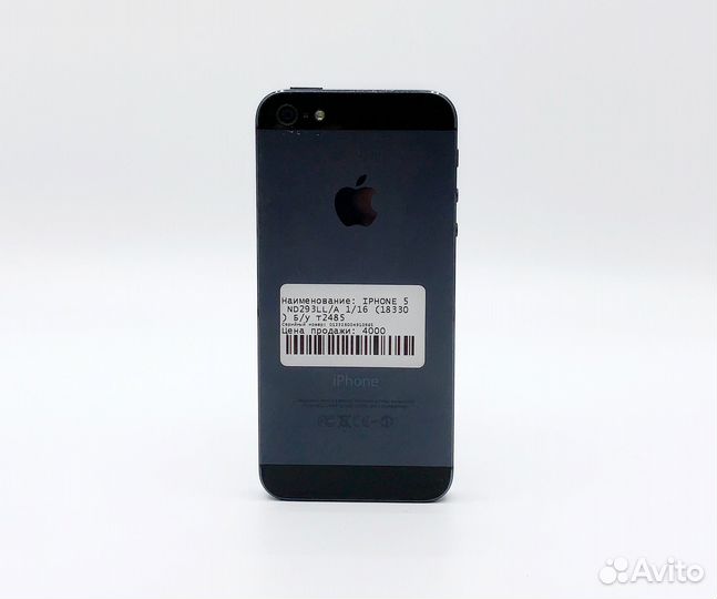 iPhone 5, 16 ГБ