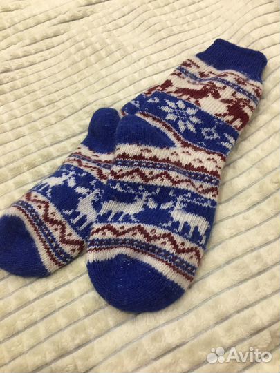 Носки шерстные теплые