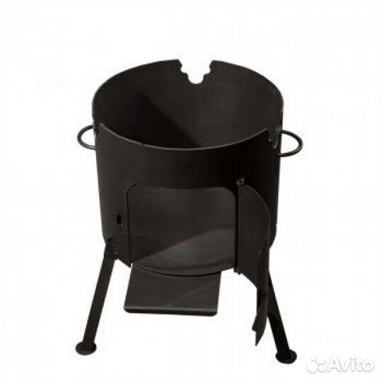 Печь для казана со съемными ножками