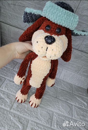 Вязанная игрушка Шарик