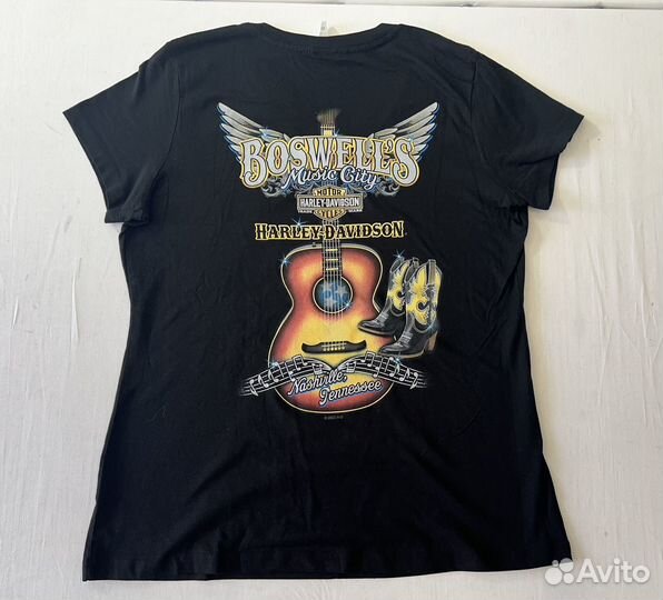 Футболка женская Harley-Davidson, M,L,XL черная