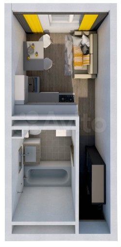 Квартира-студия, 16,5 м², 20/25 эт.