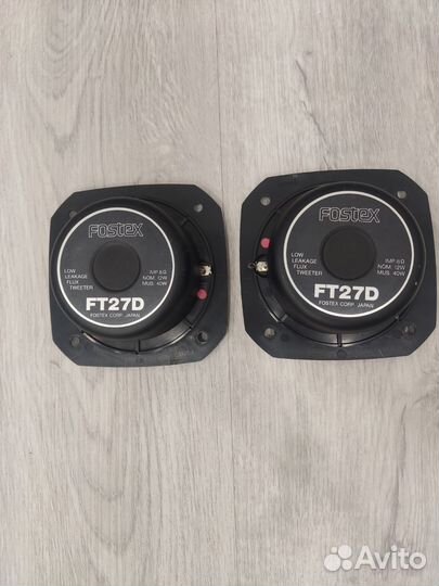 Fostex ft27d вч динамики