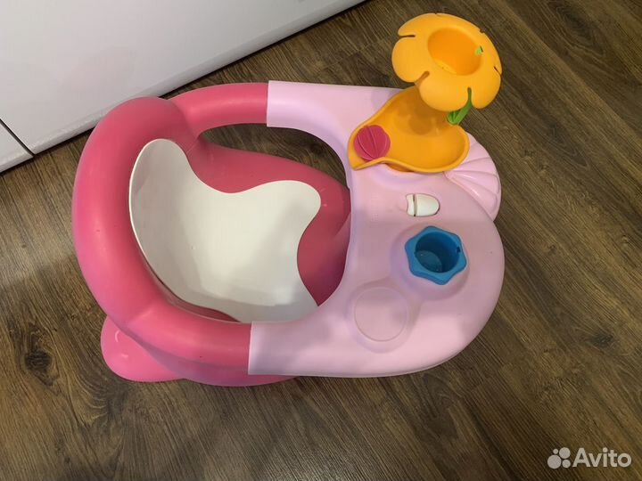 Стульчик сиденье для ванны Smoby Cotoons Розовый