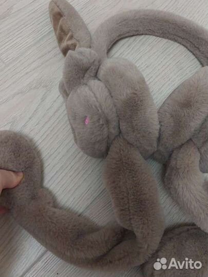 Меховые наушники