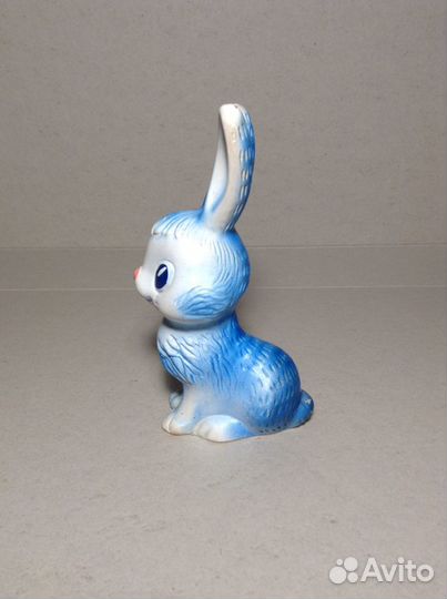 Резиновая игрушка СССР Зайчик