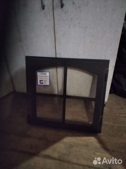 Дверца для печки со стеклом