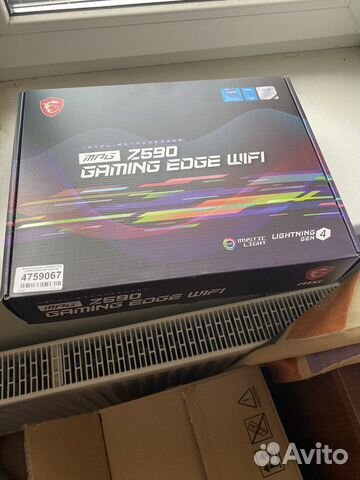 Материнская плата MSI MPG Z590 gaming edge wifi