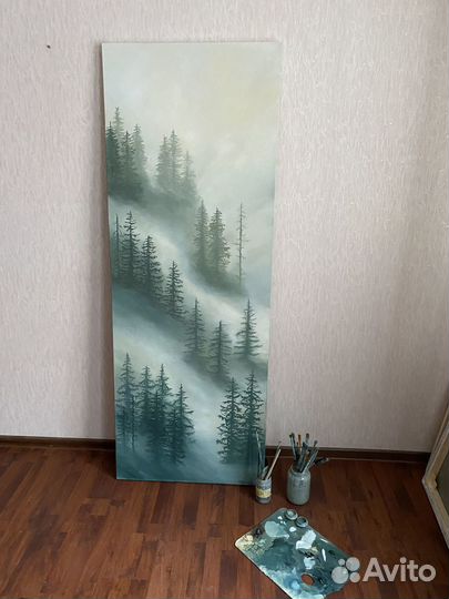 Картина маслом на заказ ручной работы в интерьер