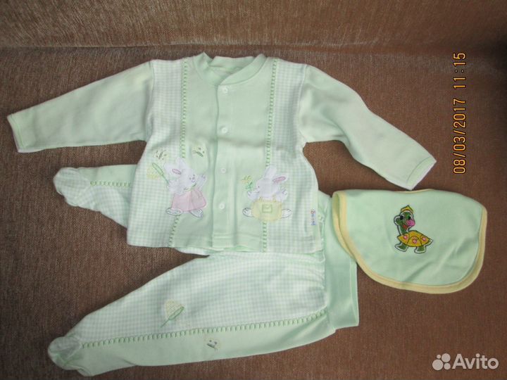 Костюм хлопковый 68разм