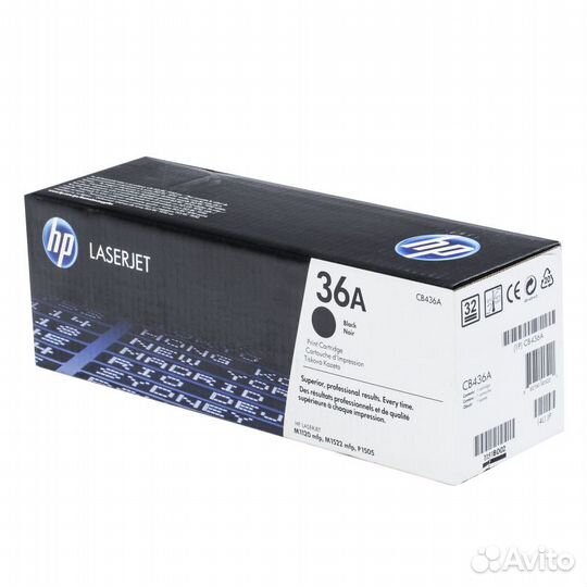 Картридж для принтера HP CB436A №36А чёрный