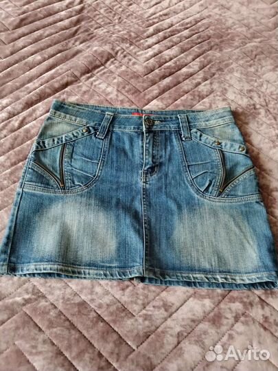 Мини-Юбка и джинсы