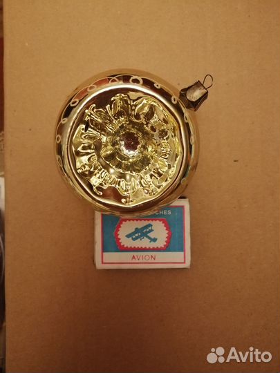 Советские елочные игрушки СССР Фонарики 2 шт