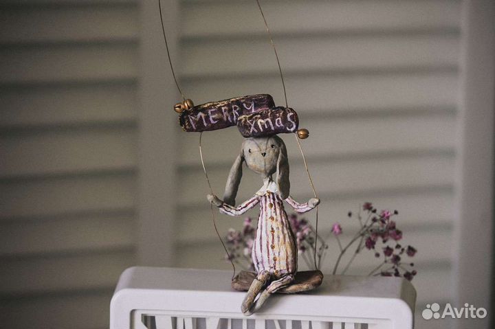 Ватные игрушки ручной работы