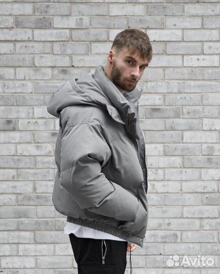 Куртка (зима-осень) - puffer jacket - grey