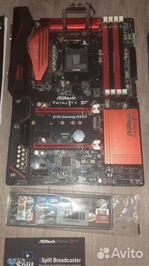 Asrock Fatal1ty Z170 Gaming K4/D3, нерабочая