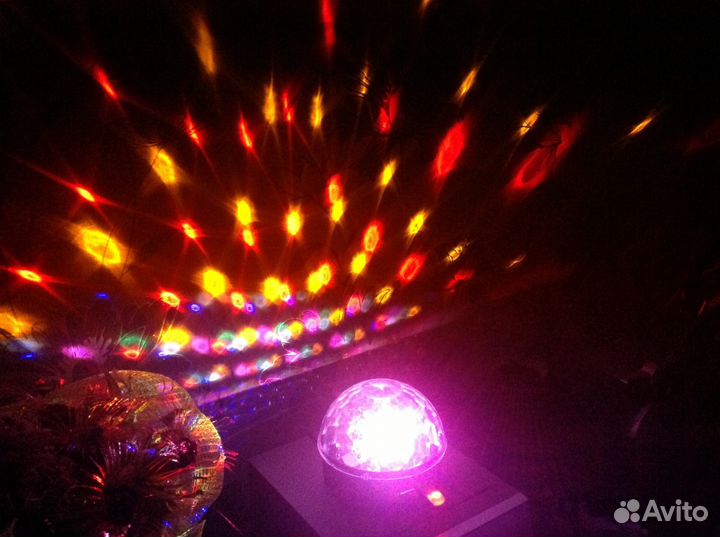 Музыкальный диско шар