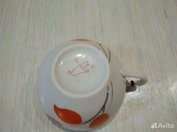 Чашка фарфоровая старинная